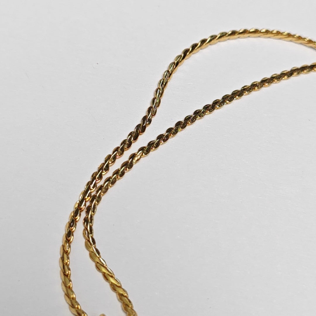 Petit CD Metal Gold Bracelet
