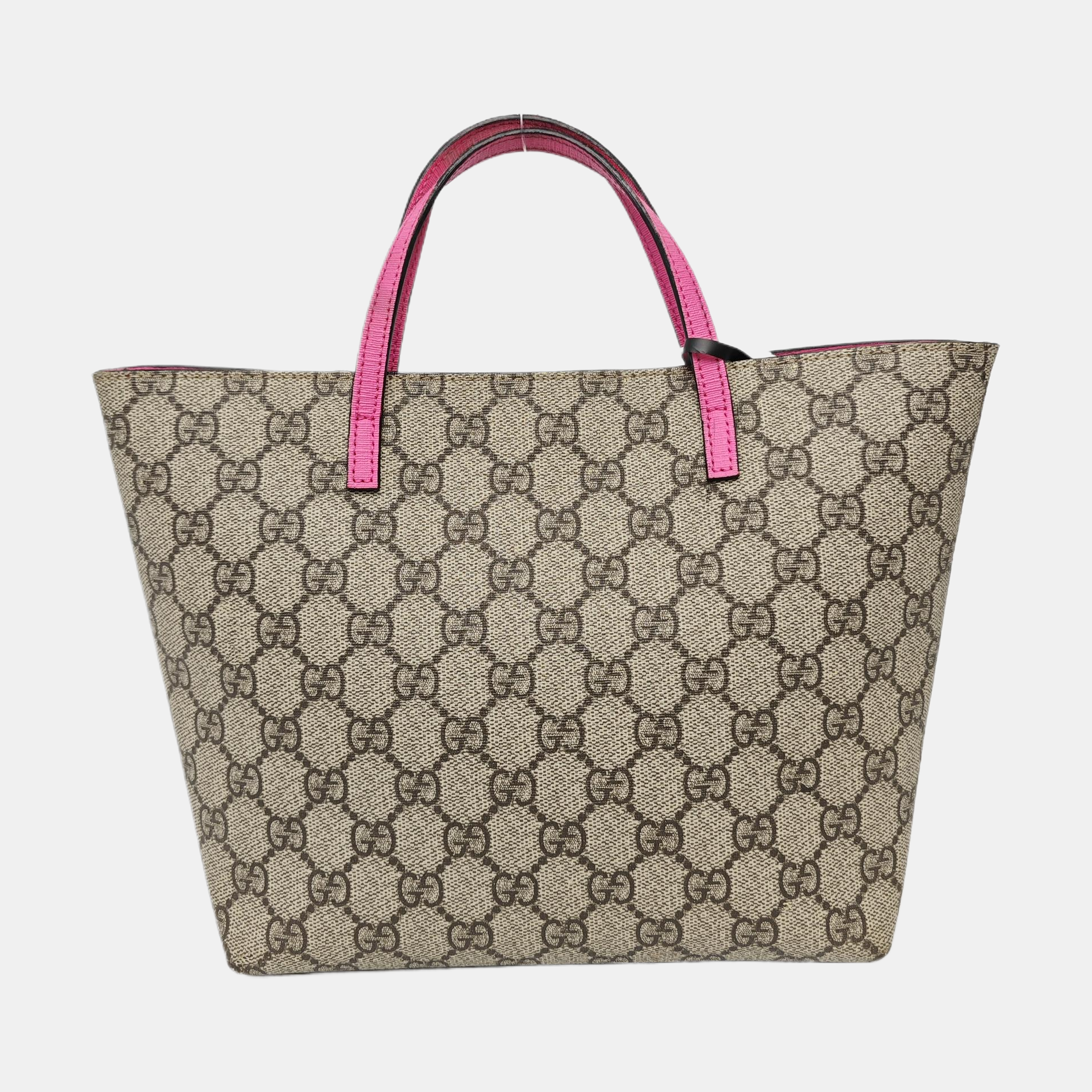 Children’s GG Bucket Monogram Coated Canvas Beige