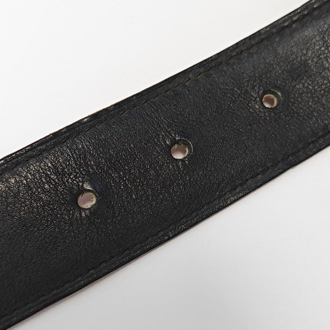 Leather Belt Orange