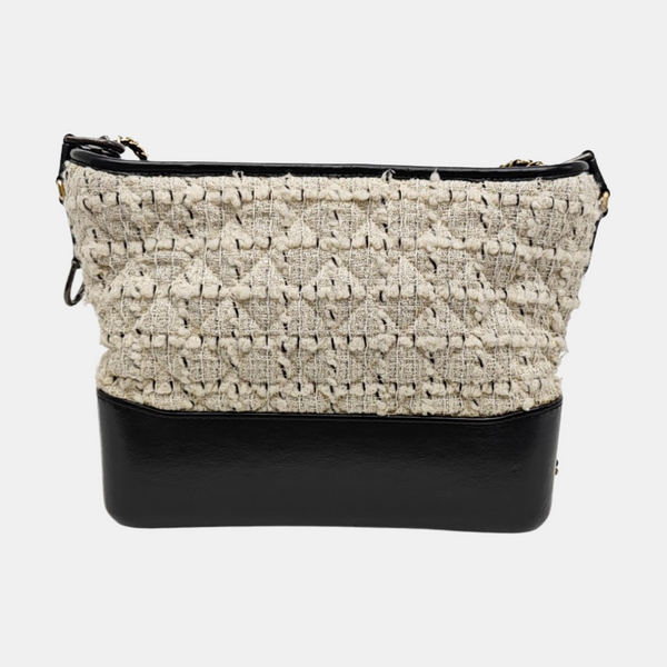 GABRIELLE Medium Quilted Wool White