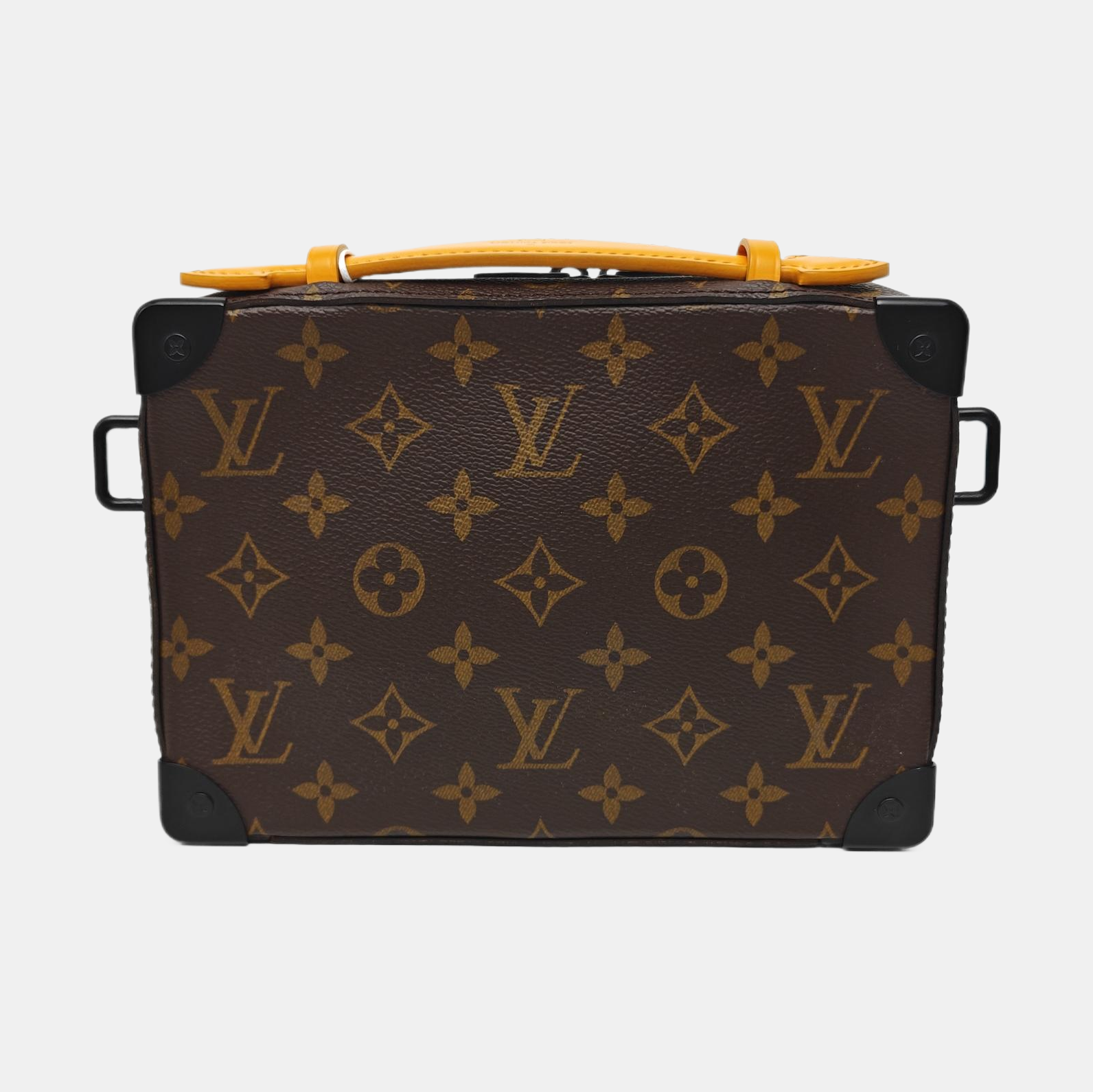 SOFT TRUNK Monogram Coated Canvas Brown