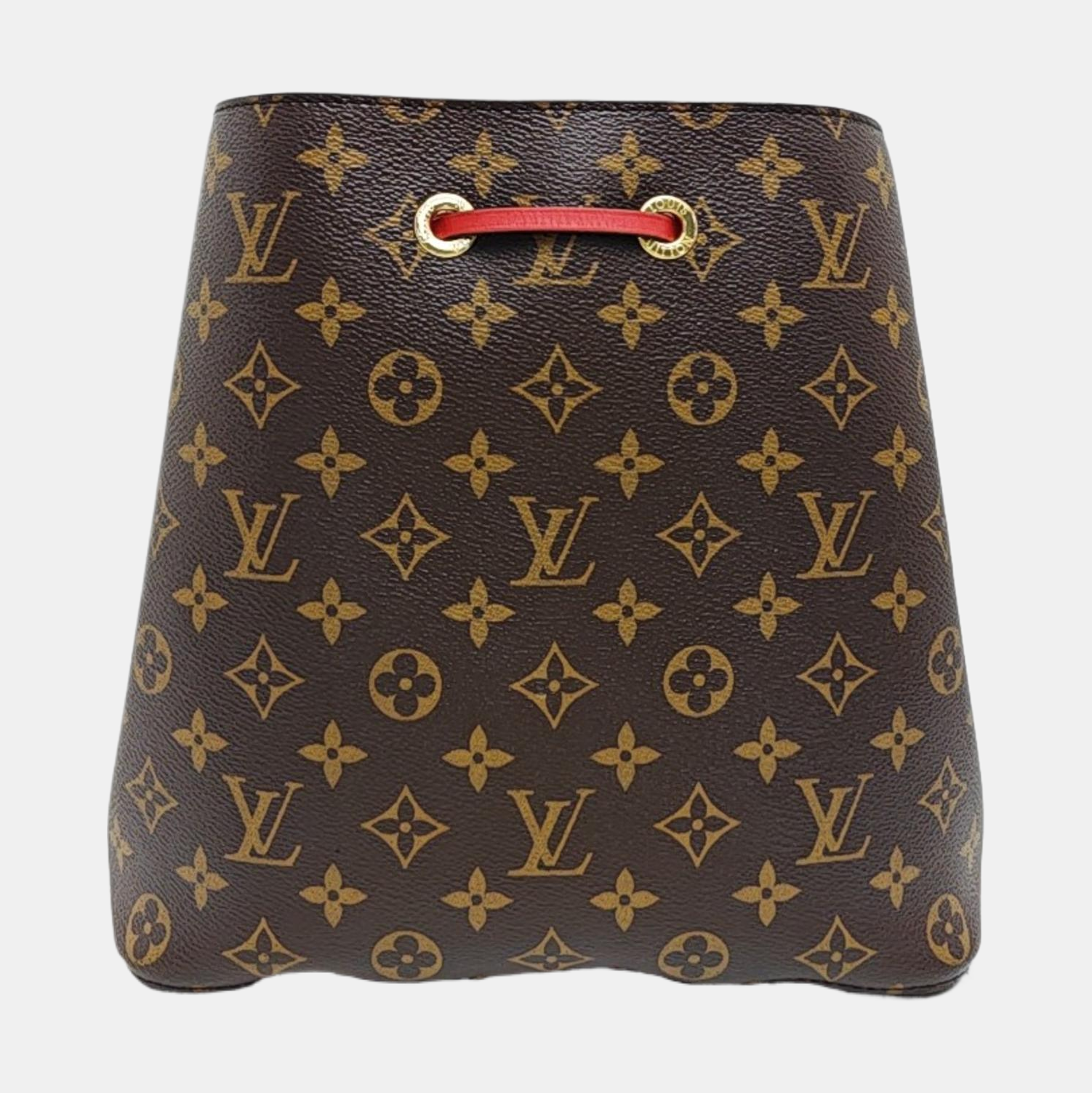 NÉONOÉ MM Monogram Coated Canvas Brown