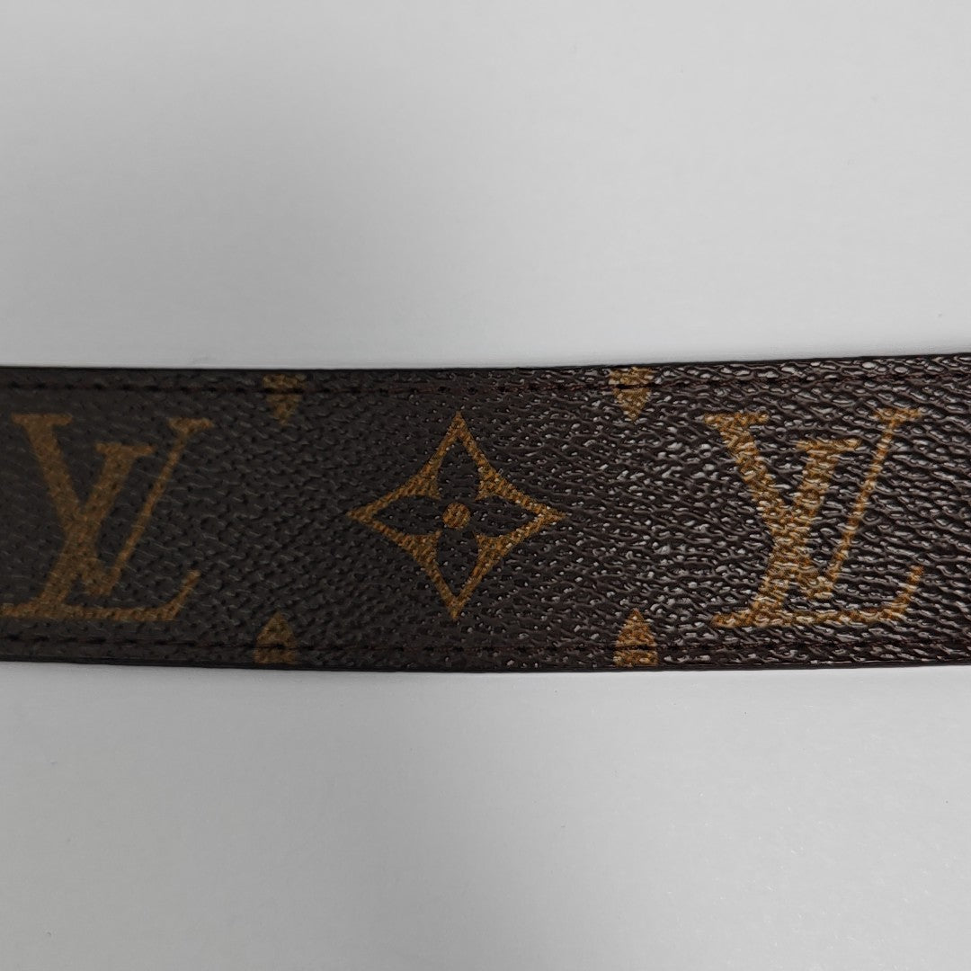 Coated Canvas Belt Brown