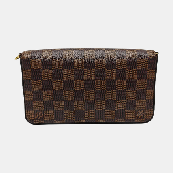 Authenticated pre-owned  FÉLICIE Coated Canvas Brown - Shoulder Bag at Looply