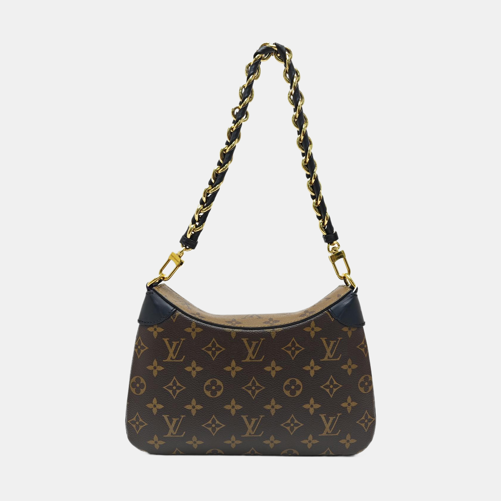TWINNY Monogram Coated Canvas Brown