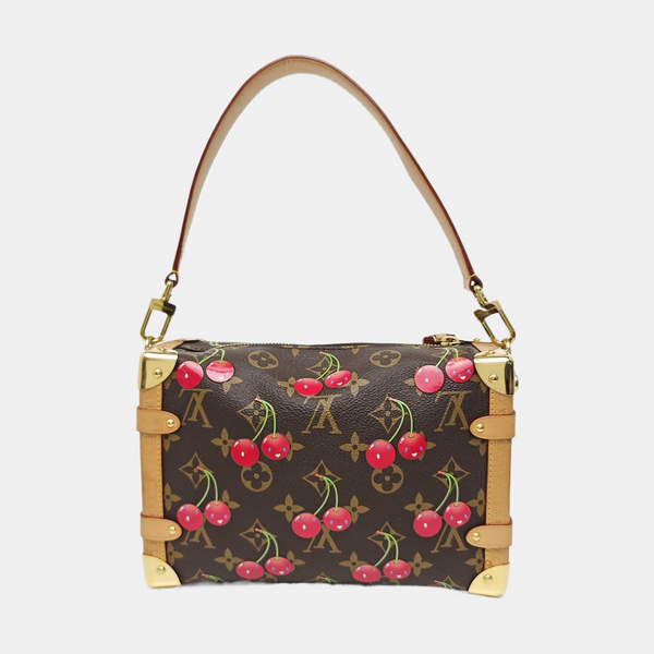 SIDE TRUNK MM Monogram Coated Canvas Brown