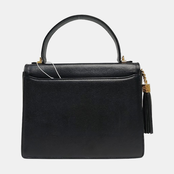 Calfskin Shoulder Bag Black