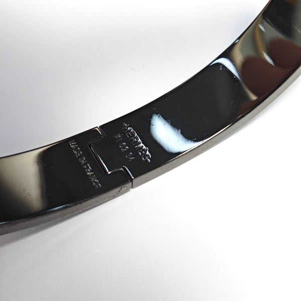 Clic Hh Metal Black Bangle