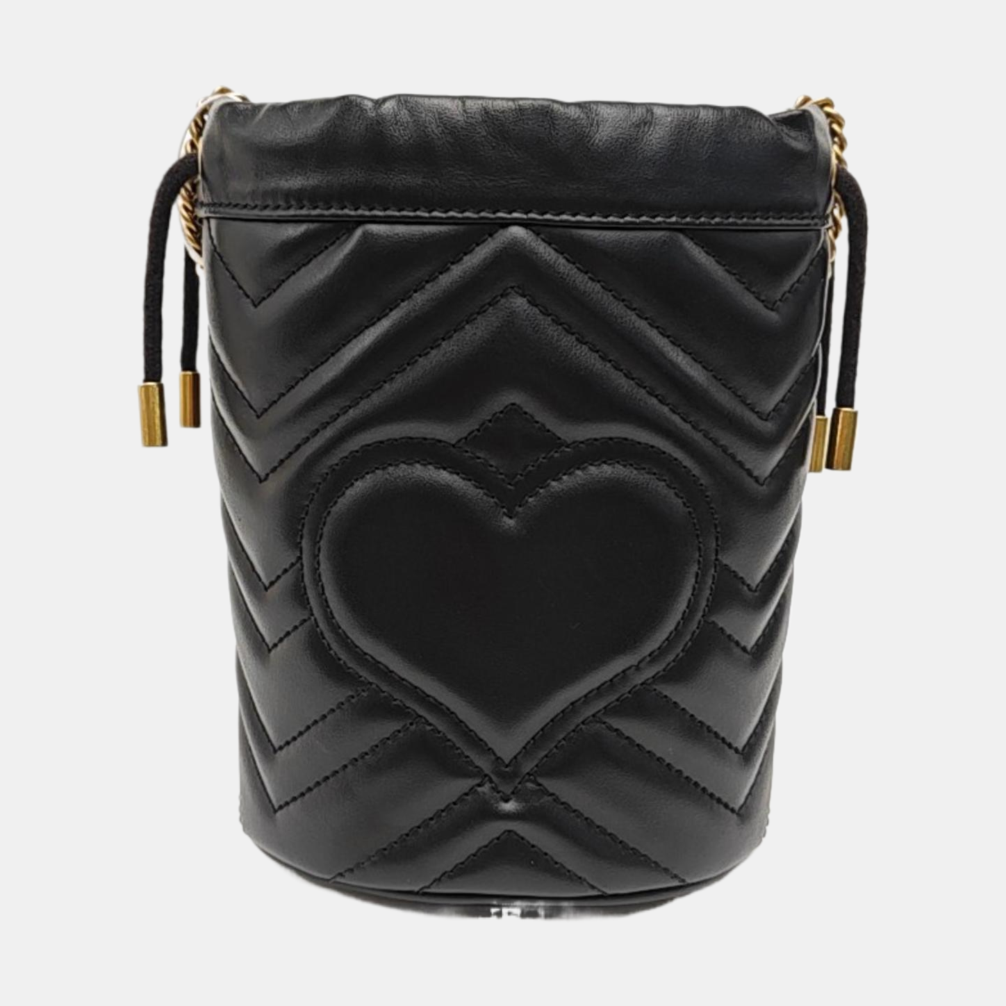 GG Marmont Mini Quilted Calfskin Black