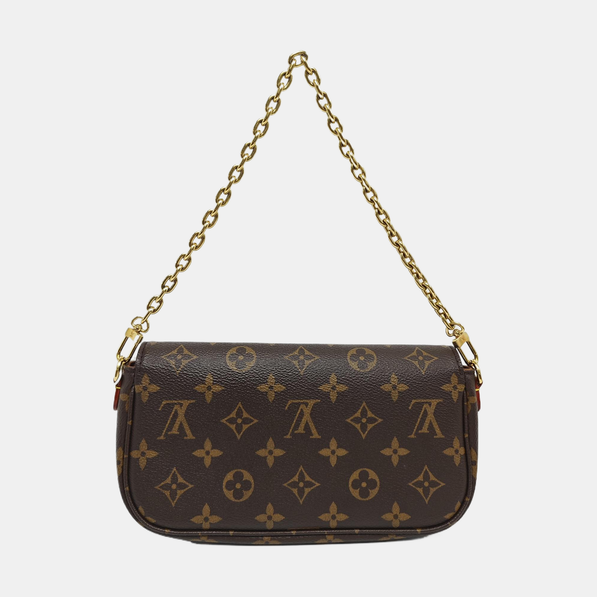 IVY Monogram Coated Canvas Brown