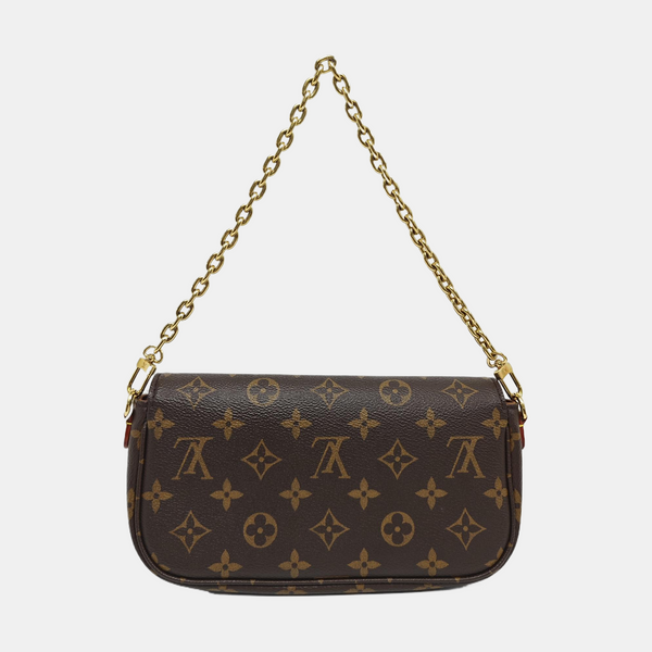 IVY Monogram Coated Canvas Brown