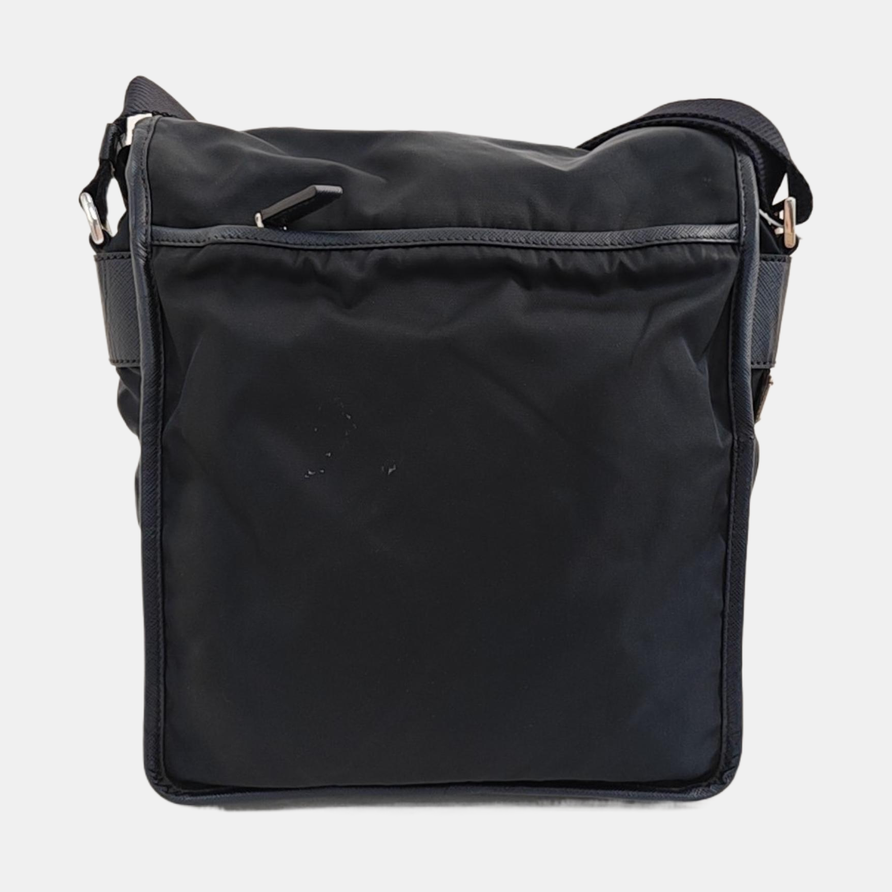 Fabric Shoulder Bag Blue