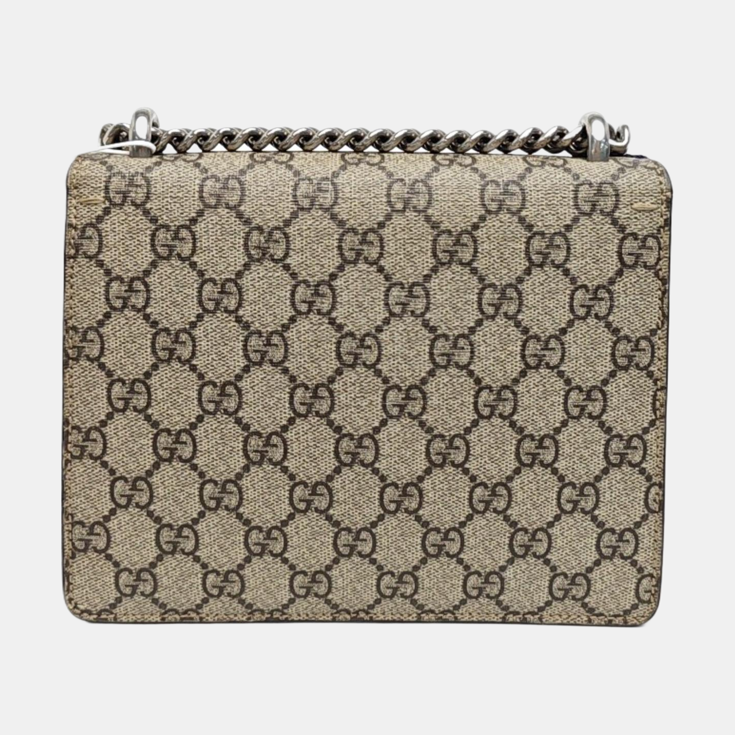Dionysus Mini Monogram Coated Canvas Beige