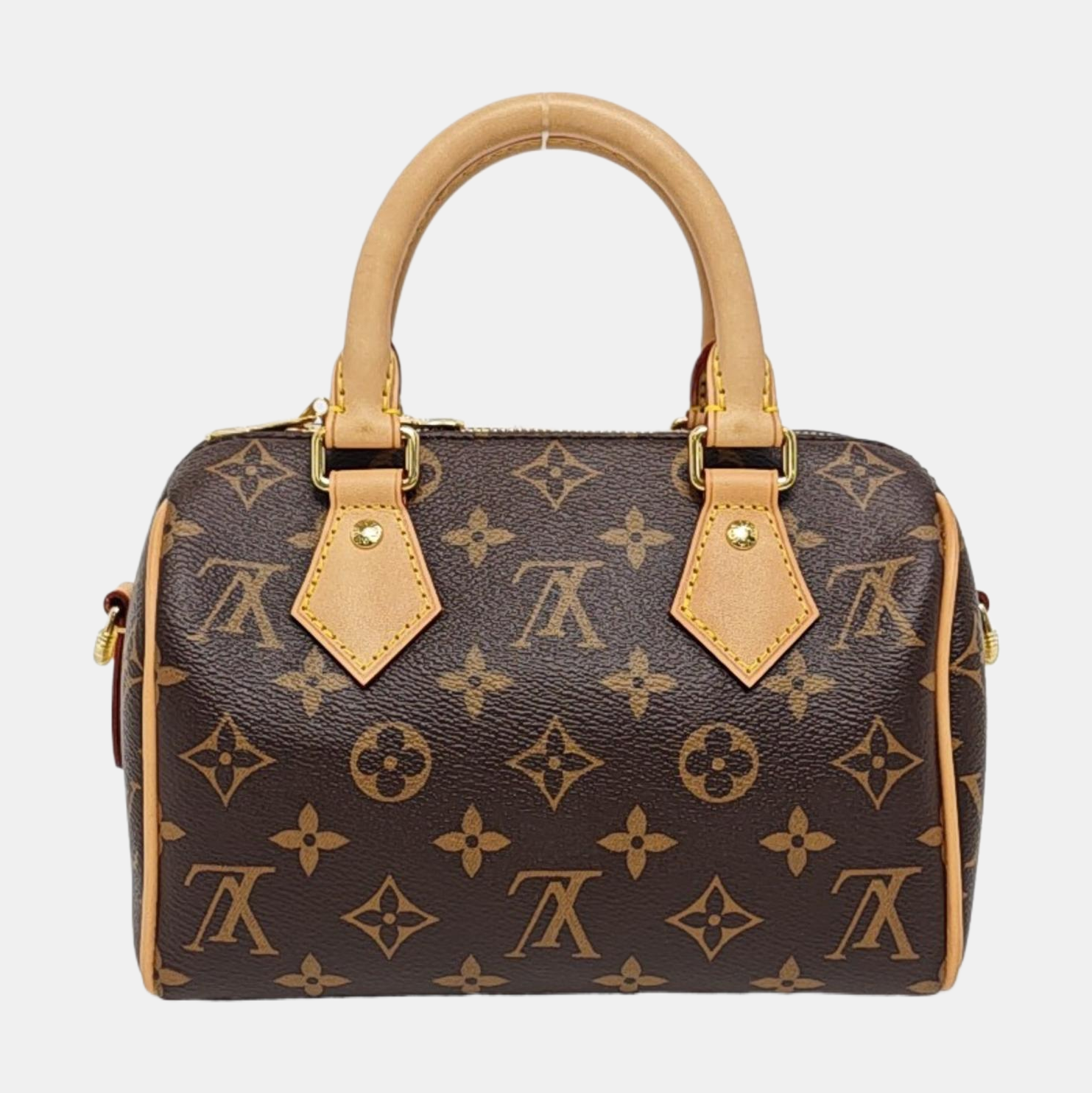 SPEEDY 20 Monogram Coated Canvas Brown