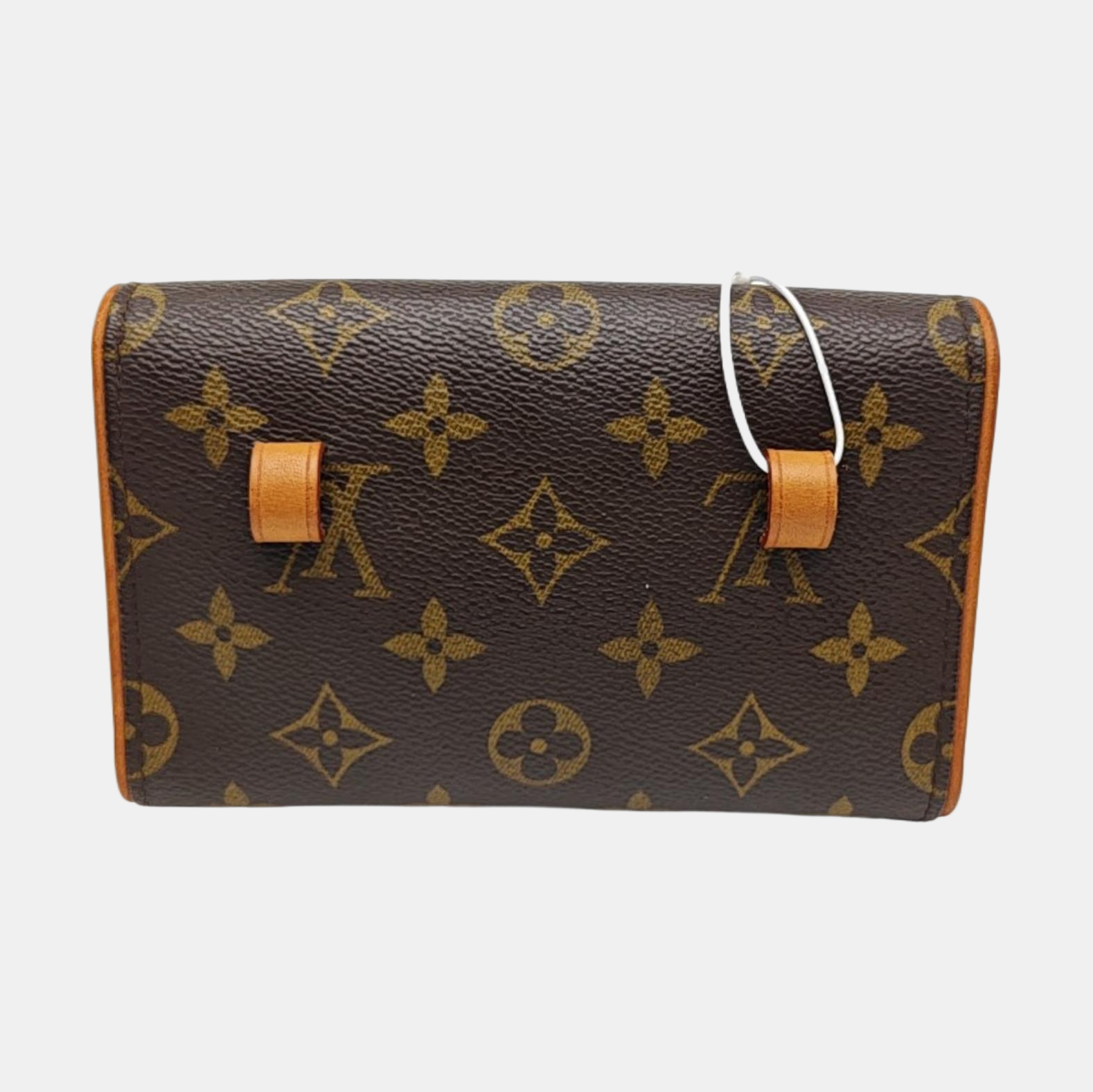 FLORENTINE Monogram Coated Canvas Brown