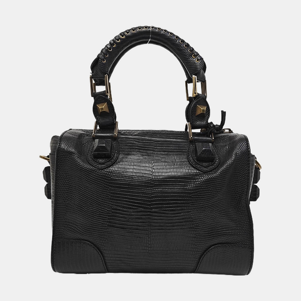 Calfskin Shoulder Bag Black