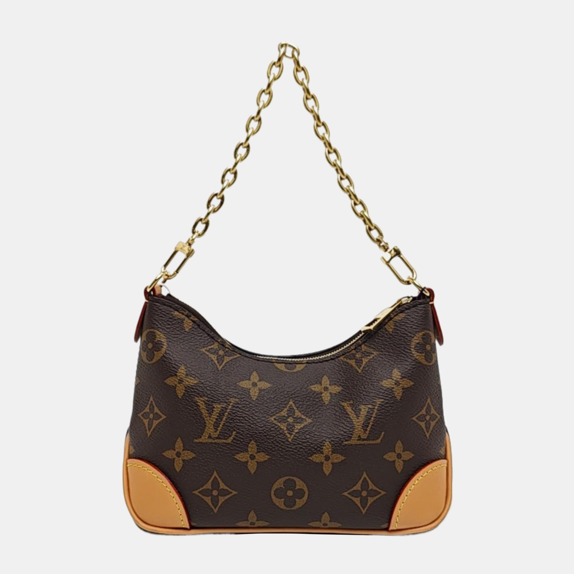 BOULOGNE Nano Monogram Coated Canvas Brown