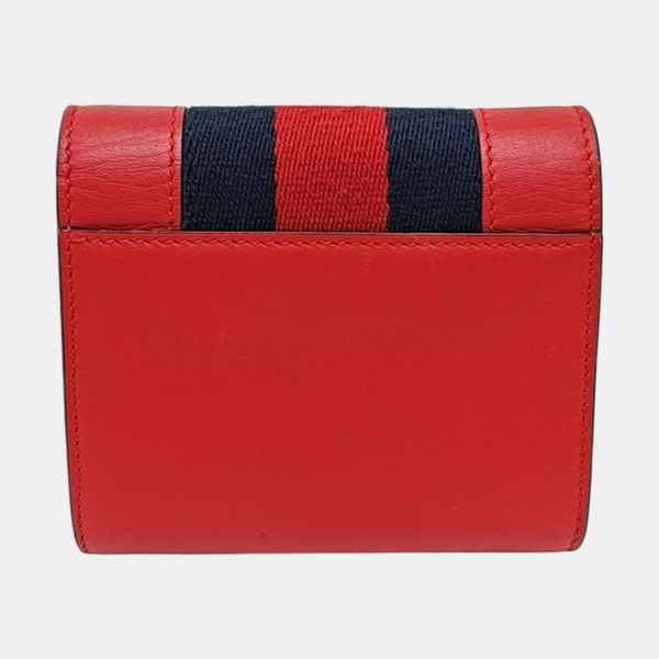 Authenticated pre-owned  Sylvie Calfskin Red Wallet - Wallet at Looply