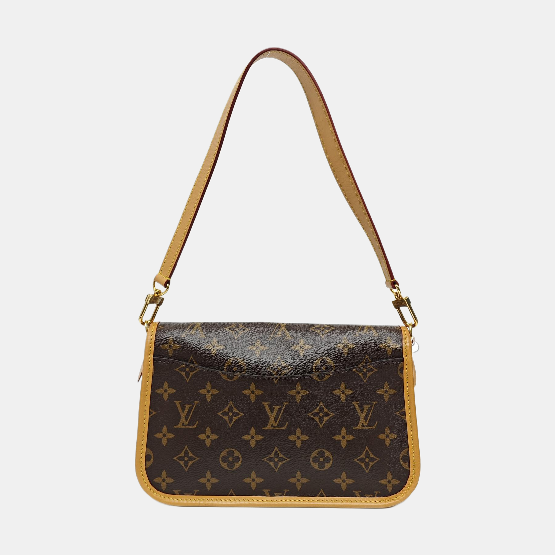 DIANE Monogram Coated Canvas Brown