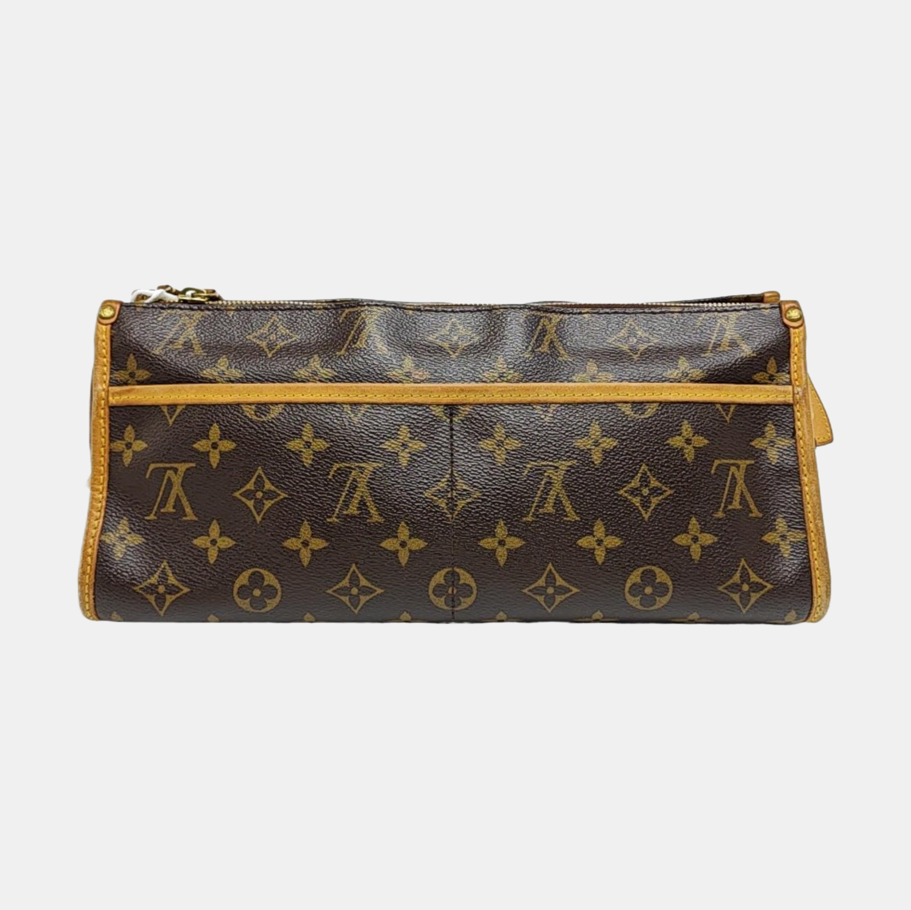 POPINCOURT Monogram Coated Canvas Brown