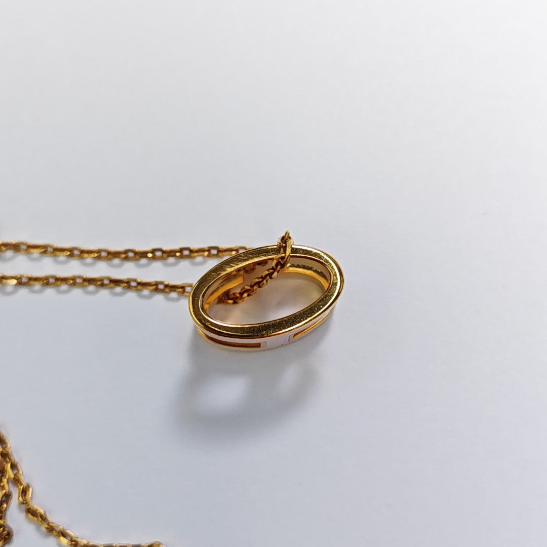 Pop H Metal Gold Necklace