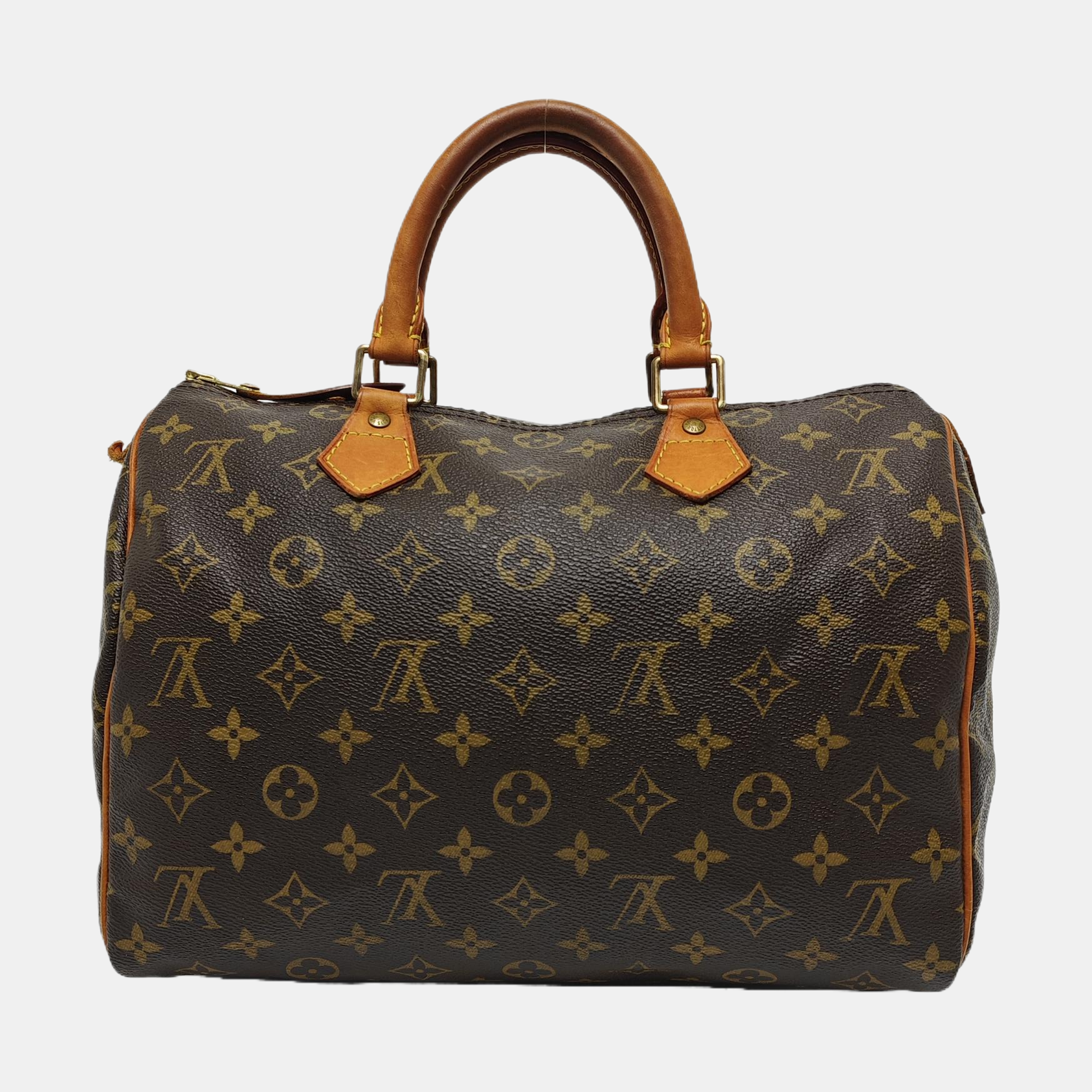 SPEEDY 30 Monogram Coated Canvas Brown