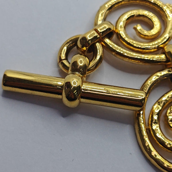 Pulsera de oro de metal