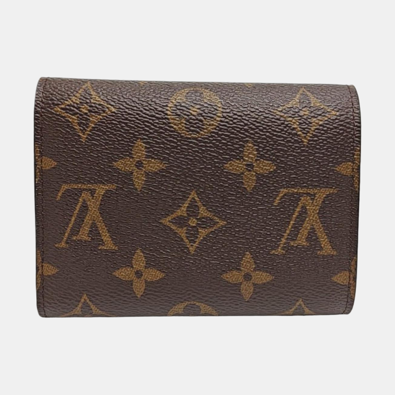 VICTORINE Monogram Coated Canvas Brown Wallet