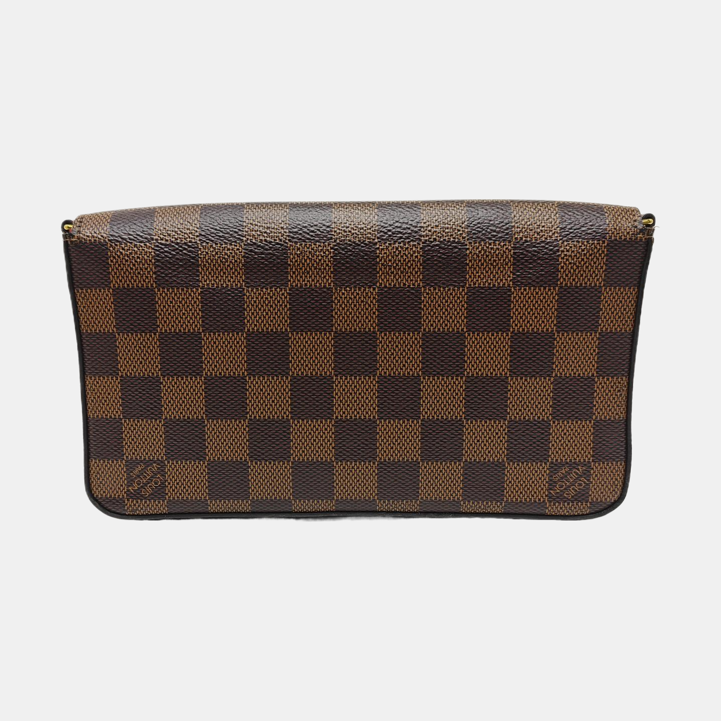 FÉLICIE Damier Ebene Coated Canvas Brown