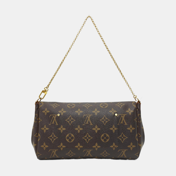FAVORITE PM Monogram Coated Canvas Brown