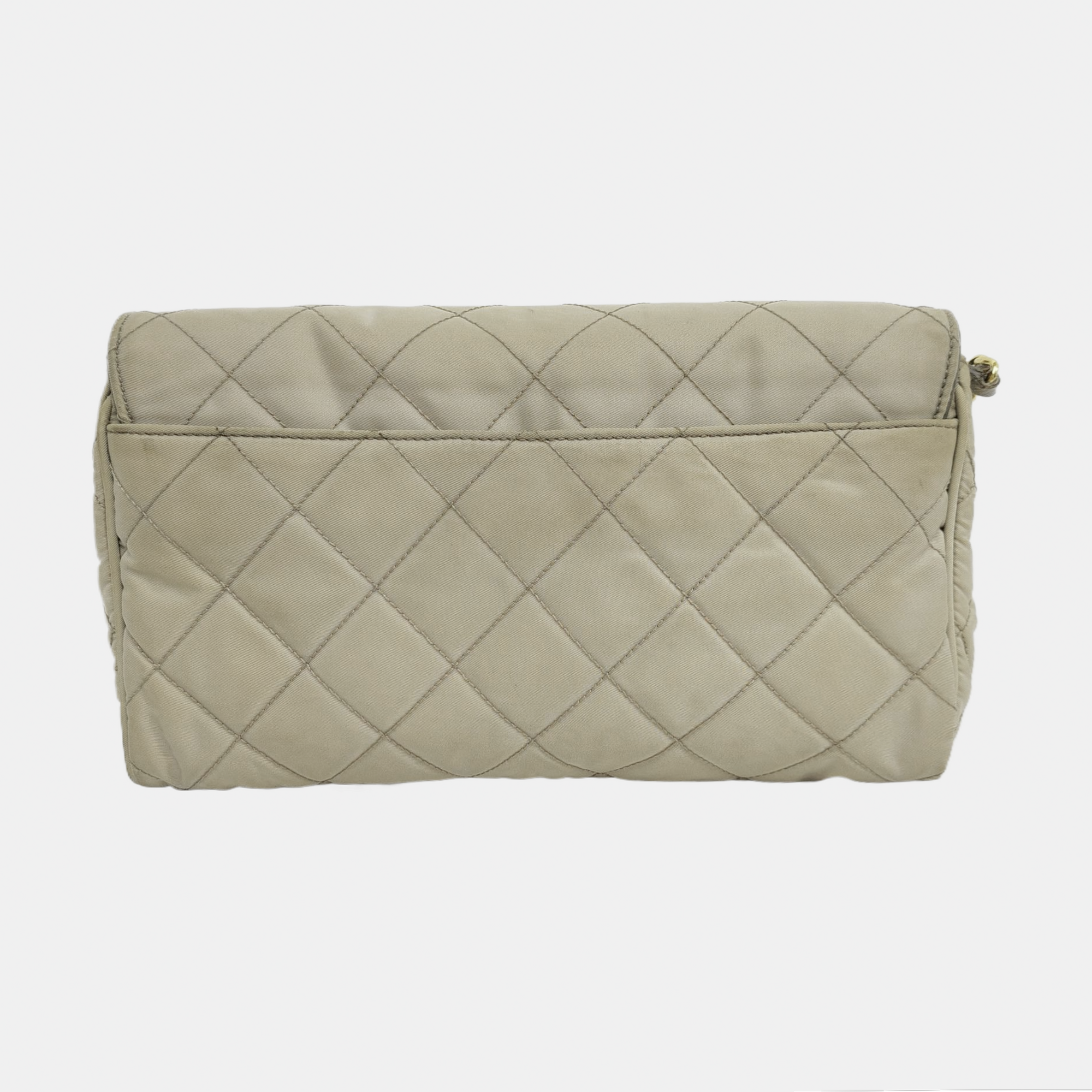 Quilted Nylon Beige