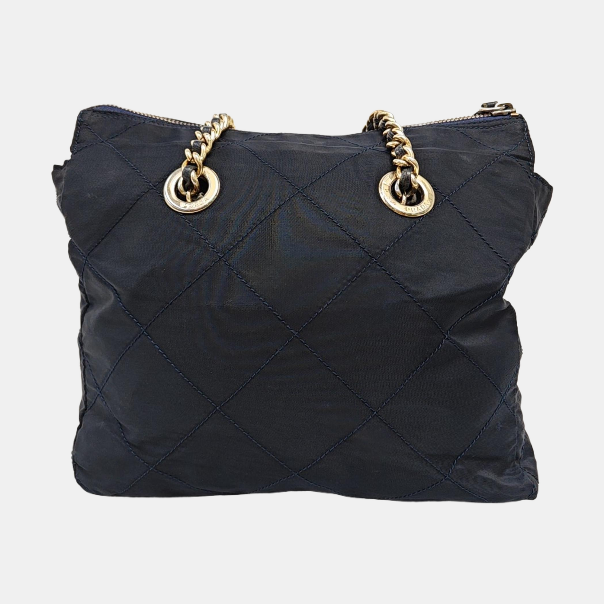 Re-Edition 1995 Chaîne Quilted Nylon Blue