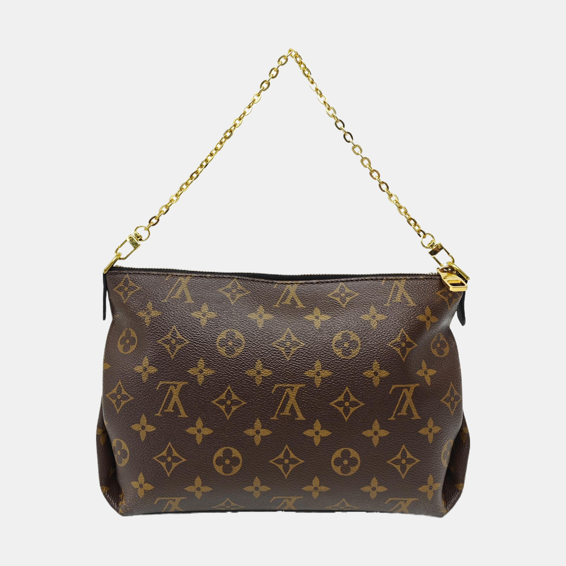PALLAS BB Monogram Coated Canvas Brown