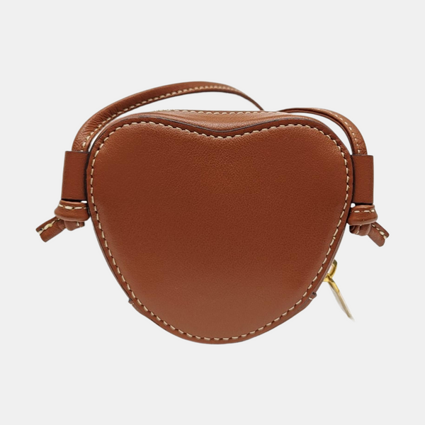Calfskin Shoulder Bag Brown