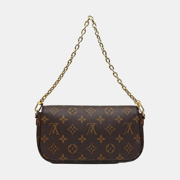 IVY Monogram Coated Canvas Brown