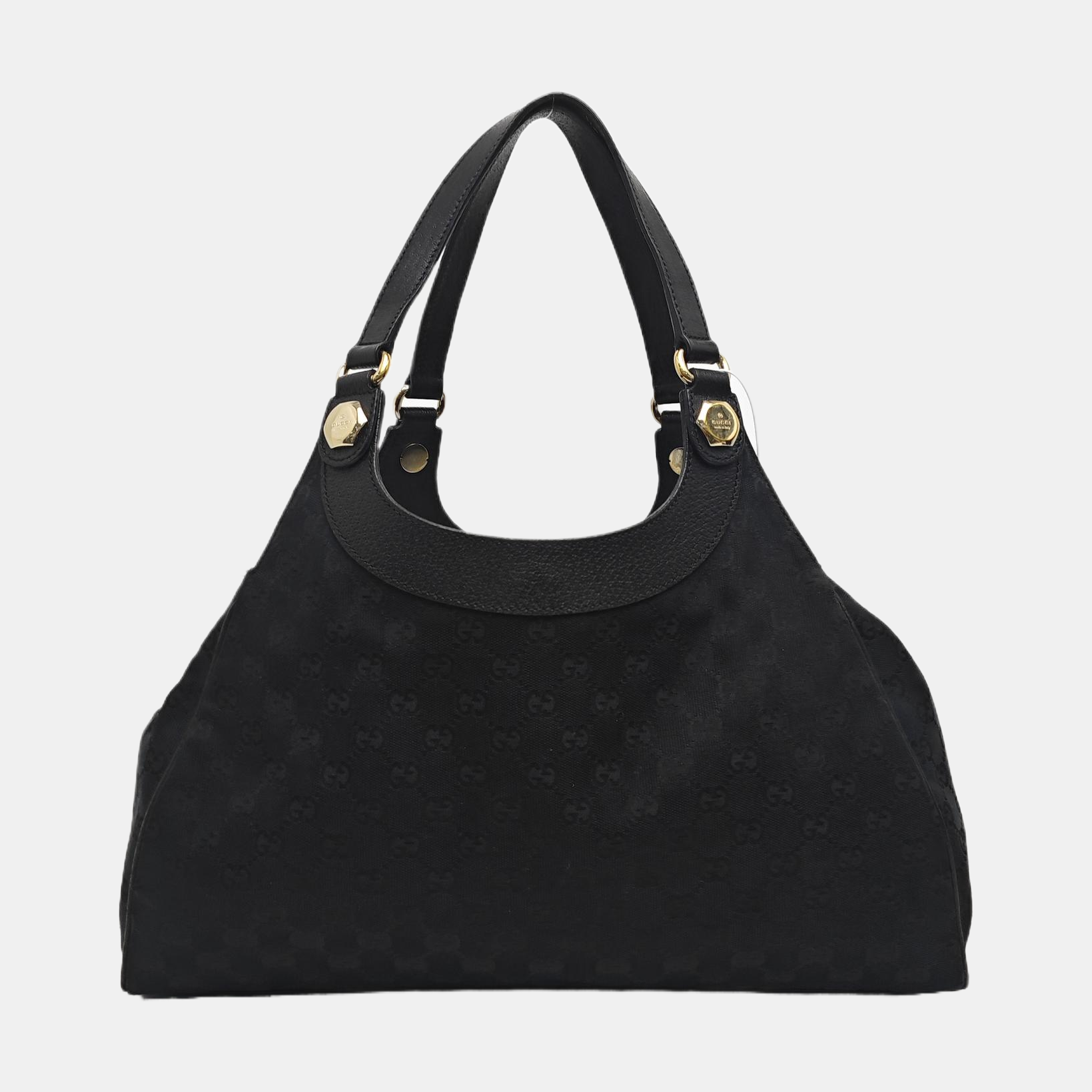 Monogram Canvas Top Handle Bag Black