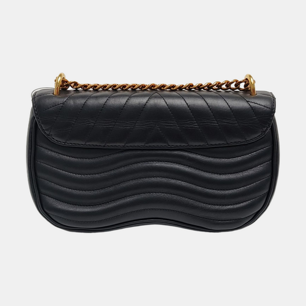 NEW WAVE MM Quilted Calfskin Black