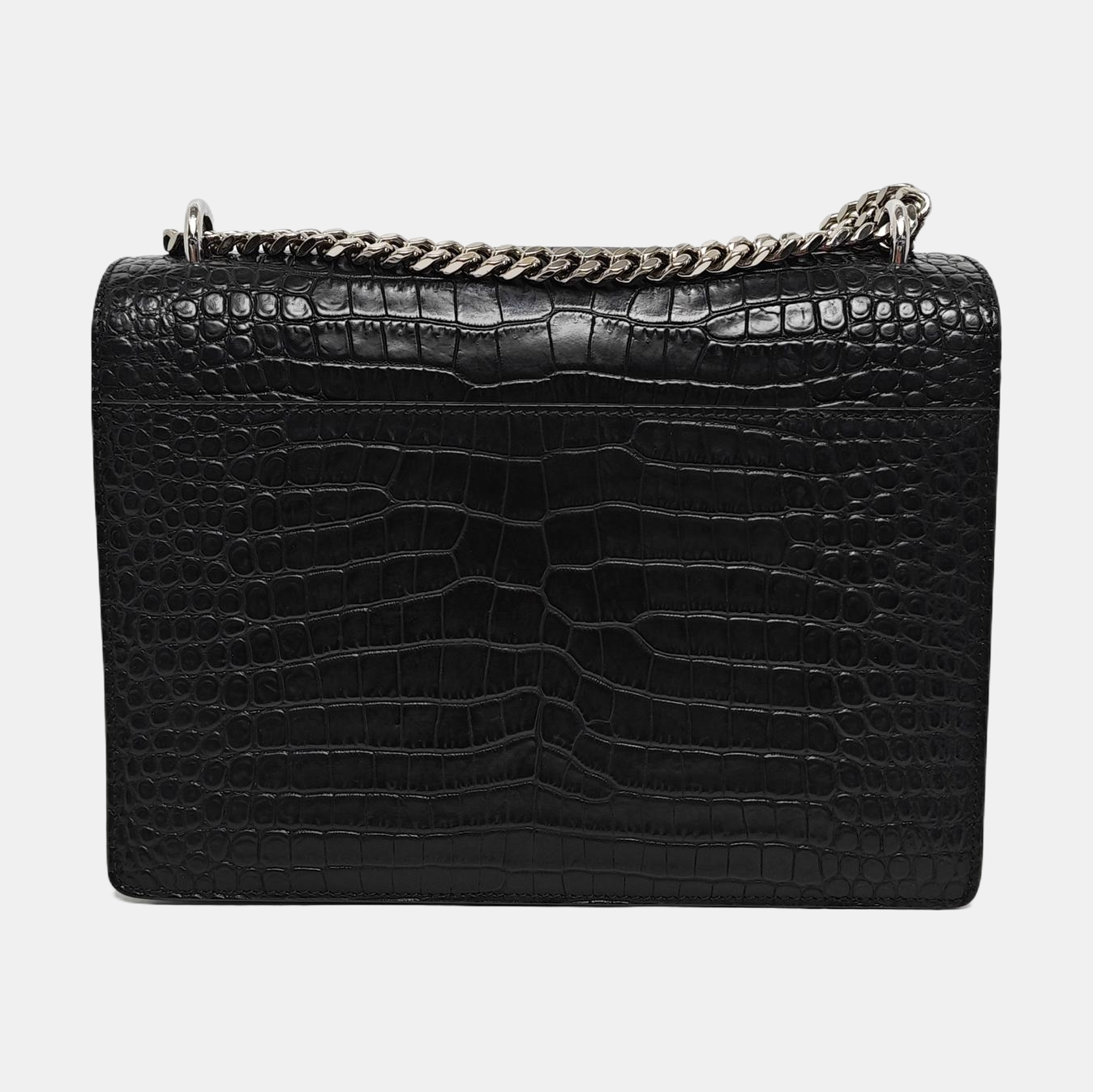 SUNSET Medium Calfskin Black