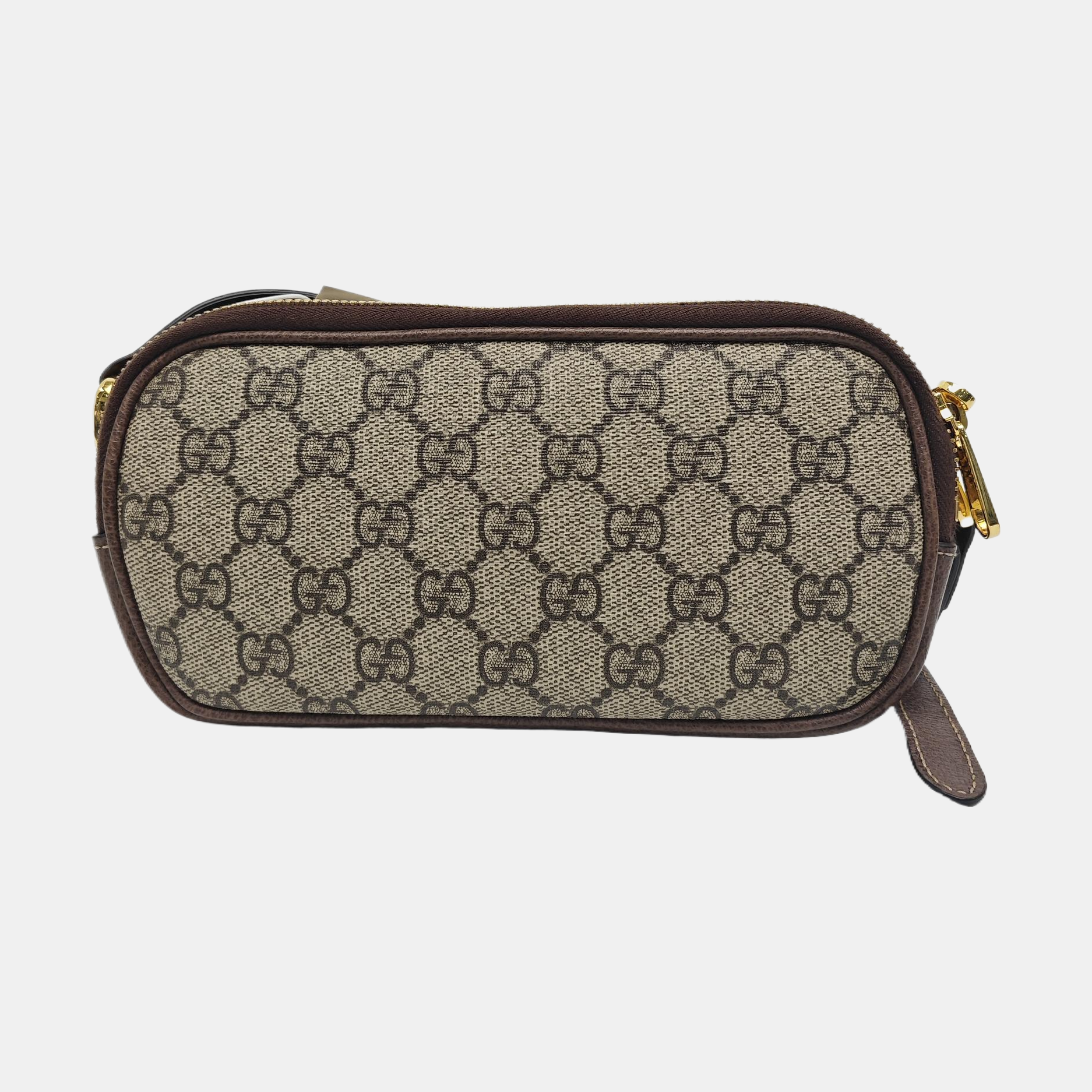Ophidia Mini Monogram Coated Canvas Beige