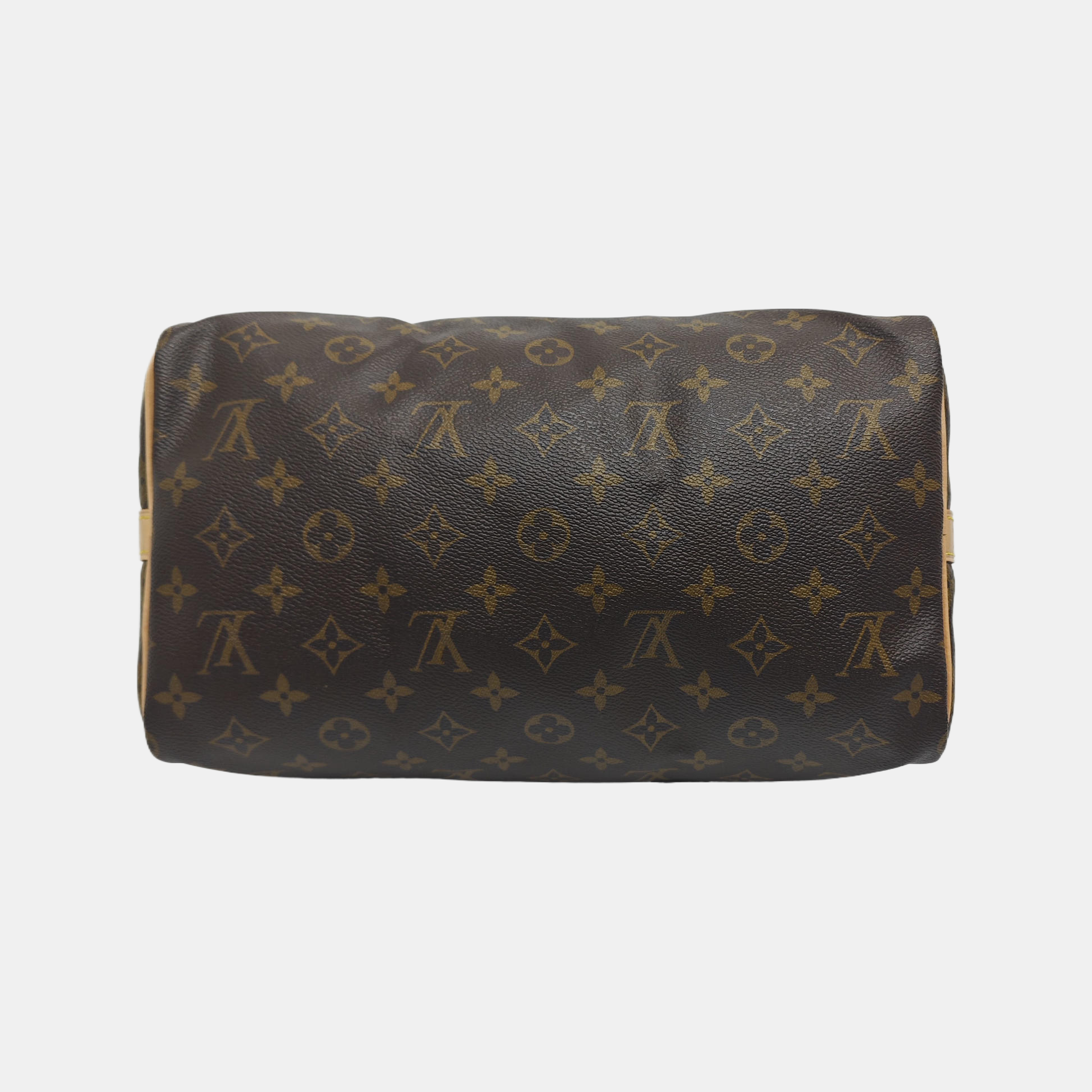 SPEEDY 30 Monogram Coated Canvas Brown