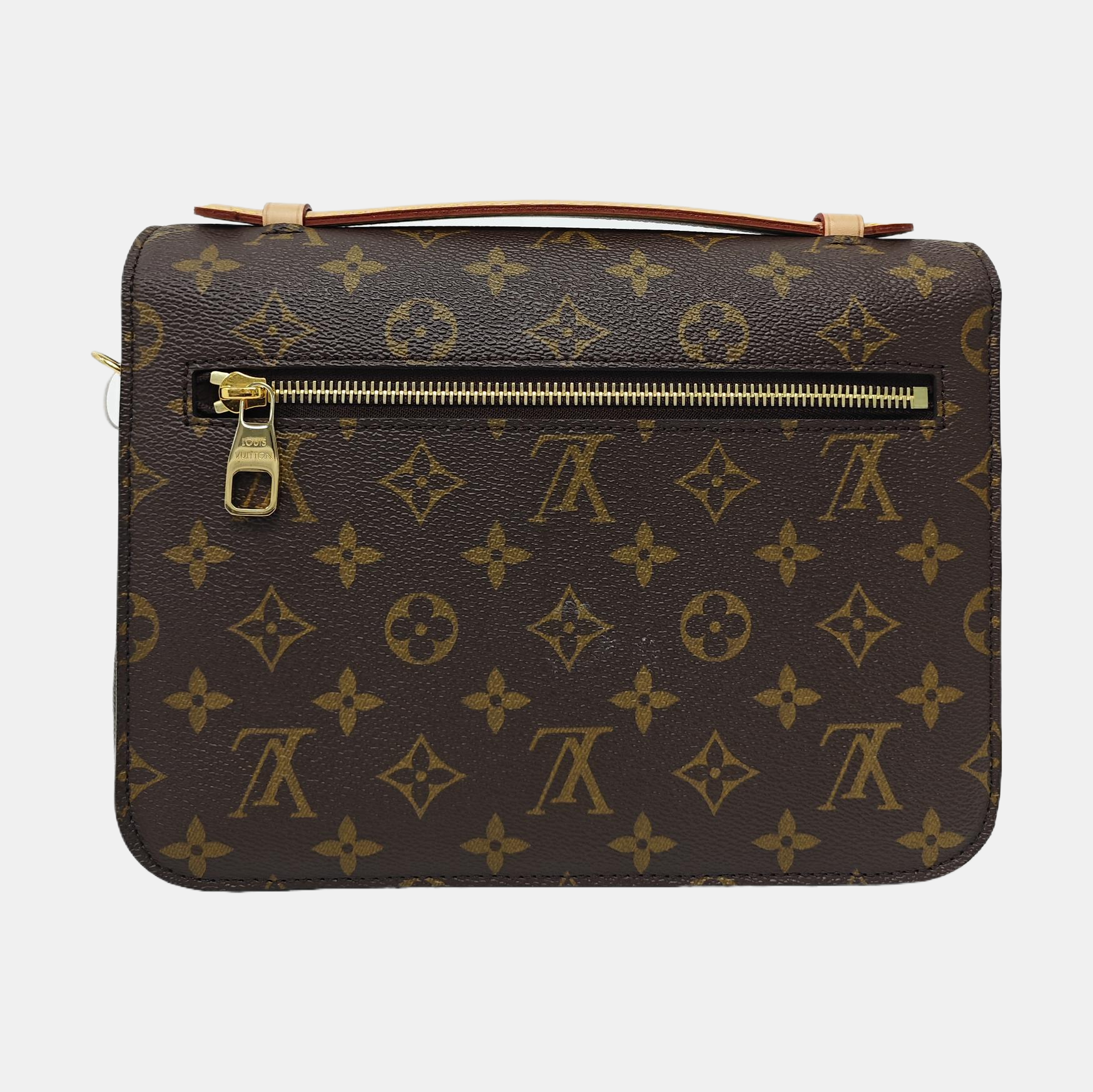 MÉTIS MM Monogram Coated Canvas Brown