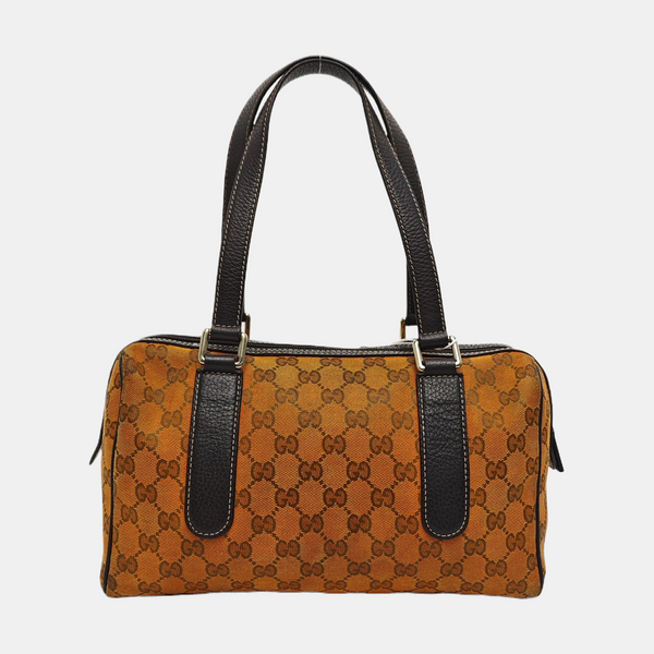 Monogram Canvas Top Handle Bag Orange