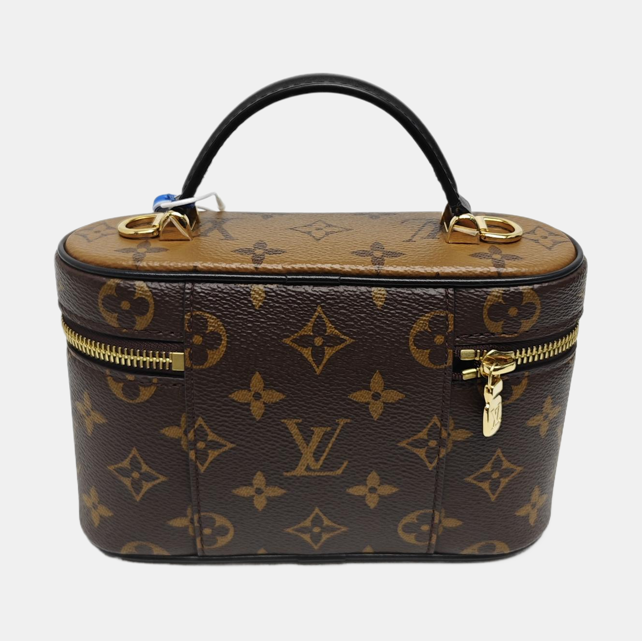 Vanity Chain Pouch Monogram Coated Canvas Brown