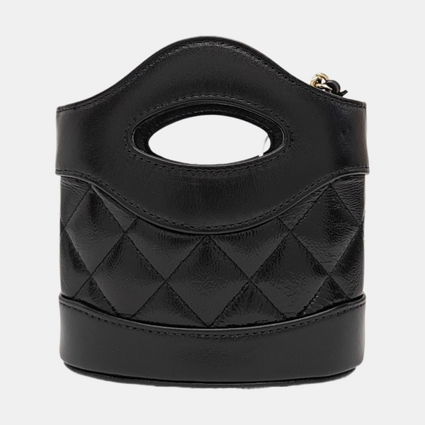 CHANEL 31 Mini Quilted Lambskin Black
