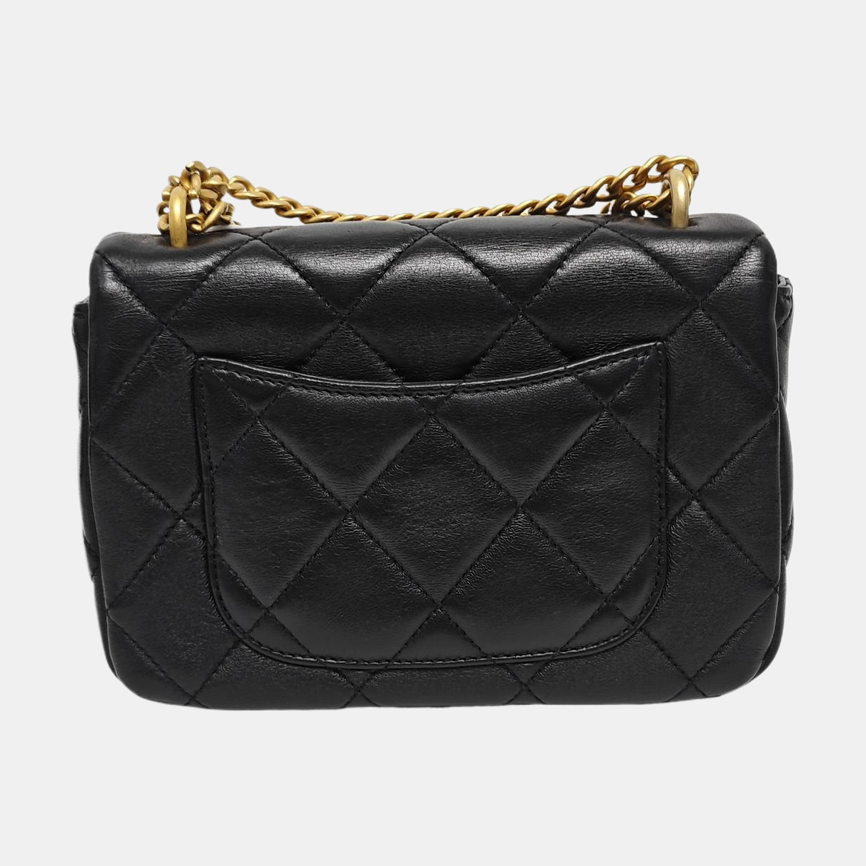 CLASSIC FLAP Small Quilted Lambskin Black