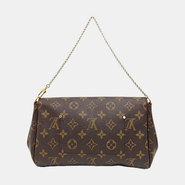 FAVORITE PM Monogram Coated Canvas Brown