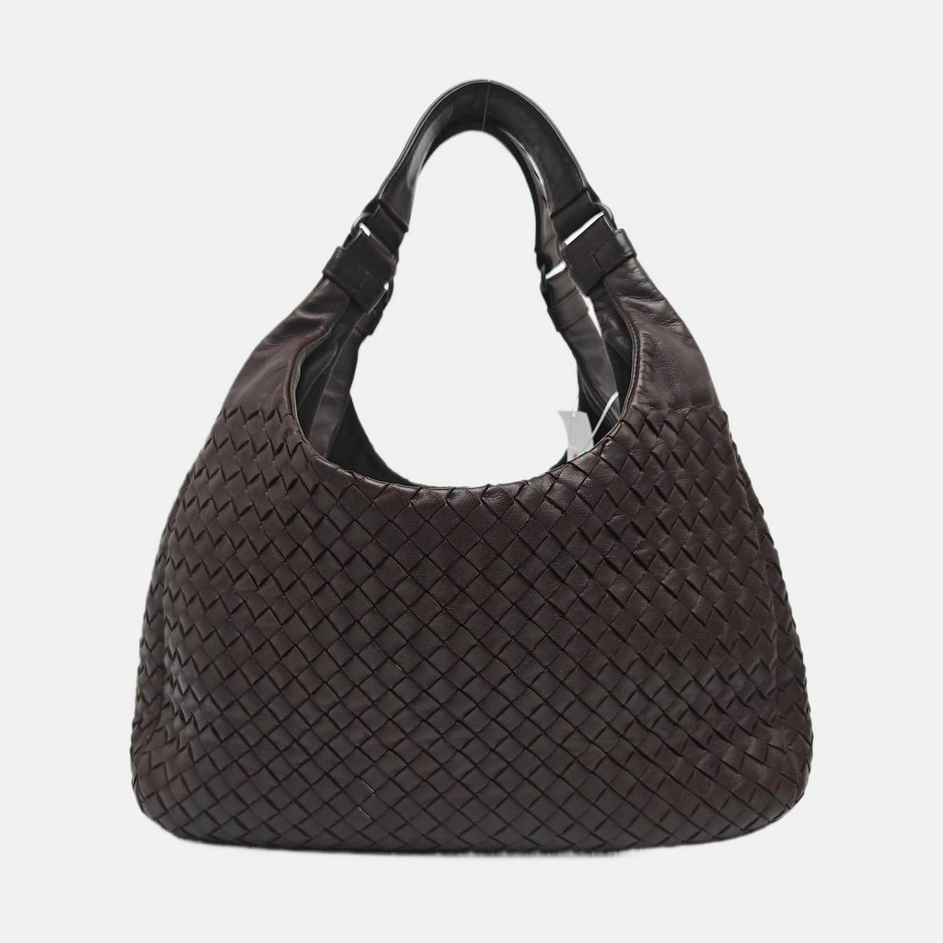 Calfskin Top Handle Bag Brown