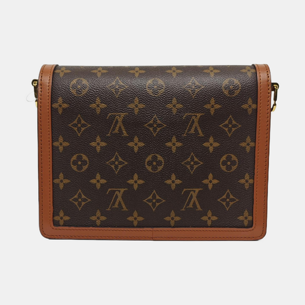 DAUPHINE MM Monogram Coated Canvas Brown