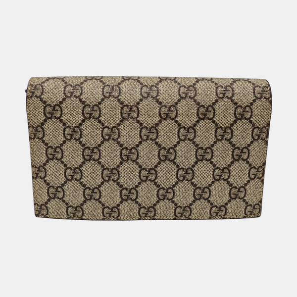 GG Supreme Monogram Coated Canvas Beige