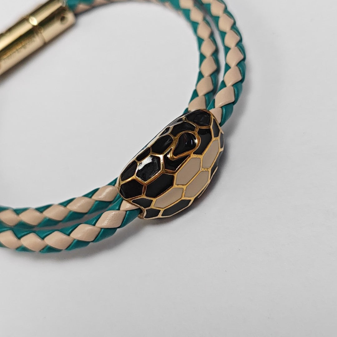 SERPENTI Leather Multicolor Bangle